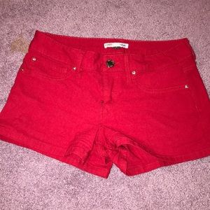YMI Red Jegging Shorts